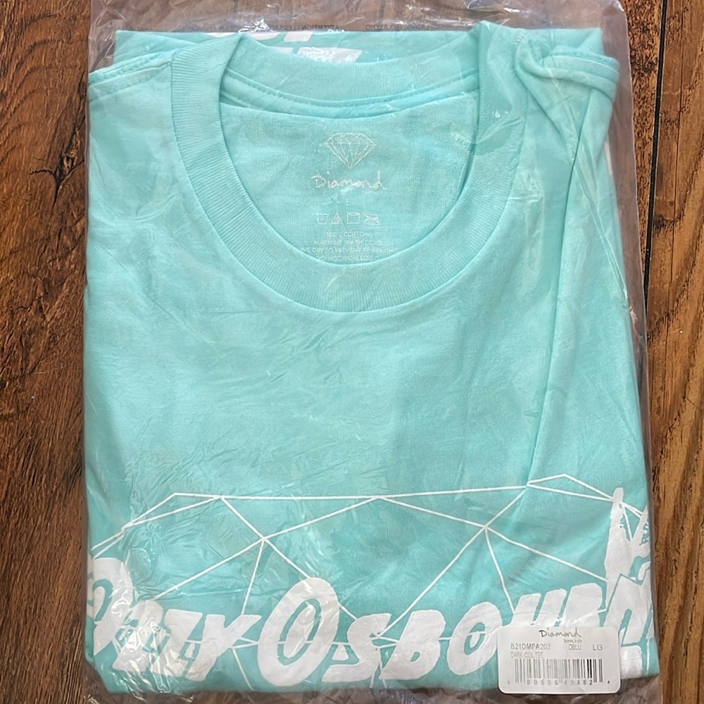 Diamond Supply Co x Ozzy Osbourne Dark Idol Tee Sz L DBLU Original Brand New